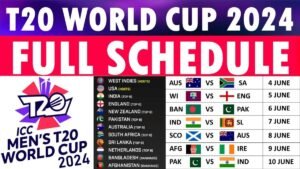 T-20 World Cup 2024 का Schedule हुआ जारी, इस दिन भिड़ेगी भारत-पाकिस्तान
